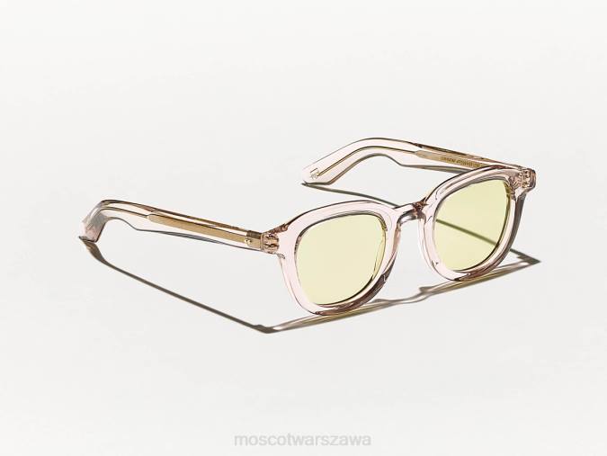 okulary słoneczne 4TN2409 pastelowy żółty Moscot fajny pastel