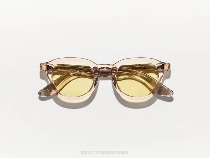 okulary słoneczne 4TN2409 pastelowy żółty Moscot fajny pastel