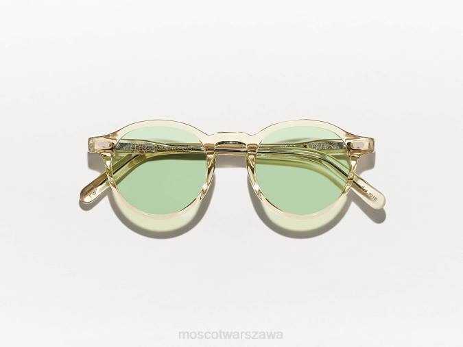 okulary słoneczne 4TN2445 światło wapienne Moscot mleczny pastel