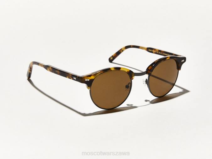 okulary słoneczne 4TN2536 klasyczna havana/brąz Moscot Aidim słońce
