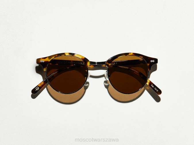 okulary słoneczne 4TN2536 klasyczna havana/brąz Moscot Aidim słońce