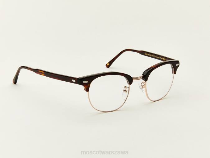 okulary 4TN2187 spalony żółw/złoto Moscot jukel