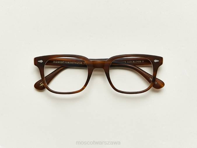 okulary 4TN2191 matowy ciemny blond Moscot chłopczyk