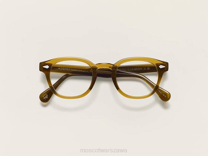 okulary 4TN21 oliwkowy brąz Moscot limitowana edycja lemtosha