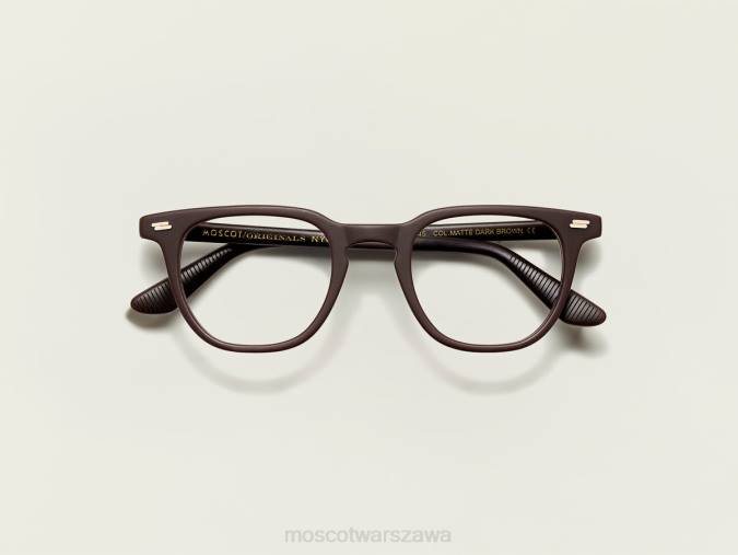okulary 4TN2214 matowy ciemny brąz Moscot tata