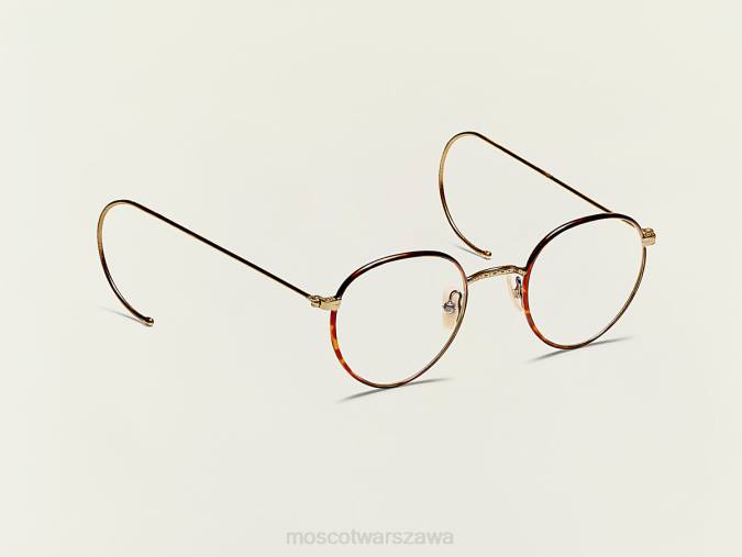 okulary 4TN2227 hawana/antyczne złoto Moscot nachus