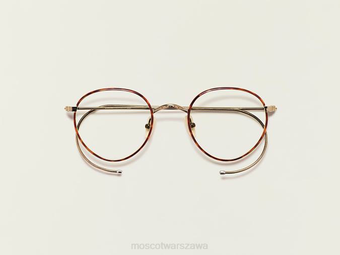 okulary 4TN2227 hawana/antyczne złoto Moscot nachus