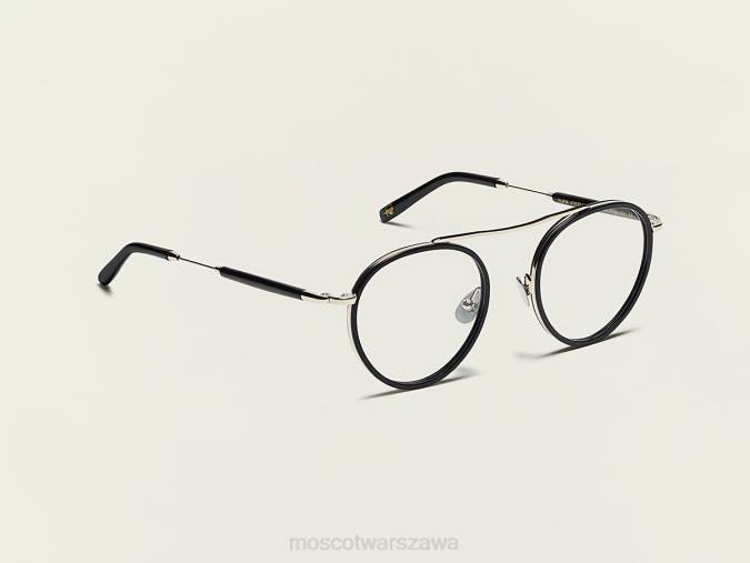 okulary 4TN2247 czarne srebro Moscot pupik