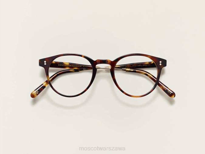 okulary 4TN2256 żółw punktowy/złoto Moscot złota
