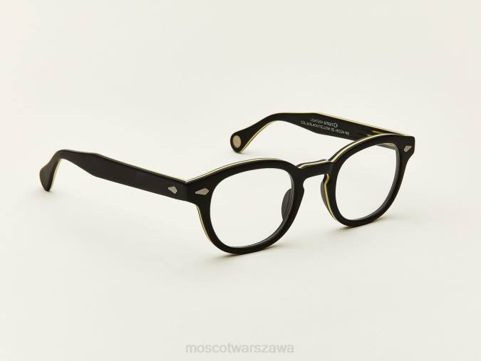 okulary 4TN226 matowy czarny/żółty Moscot lemtosz