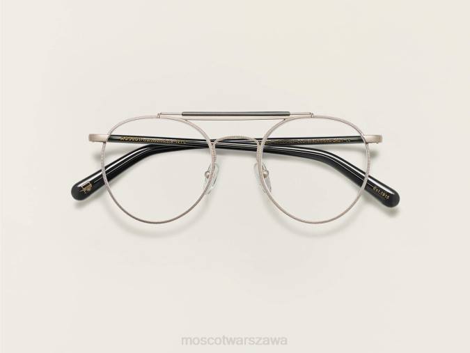 okulary 4TN2276 matowy srebrny/ciemnoszary Moscot laser