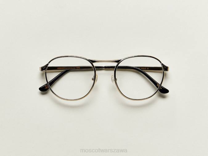 okulary 4TN2305 surowe złoto Moscot groys