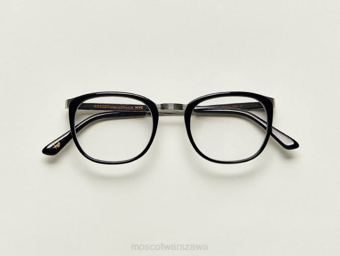 okulary 4TN2307 czarne srebro Moscot brud
