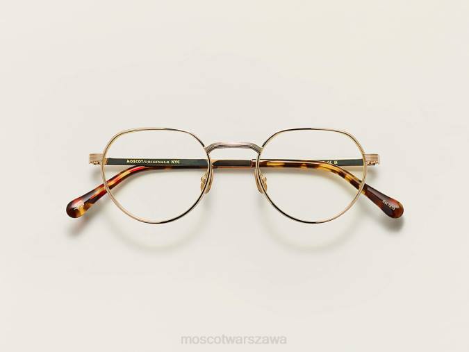 okulary 4TN299 złoto Moscot smendrik