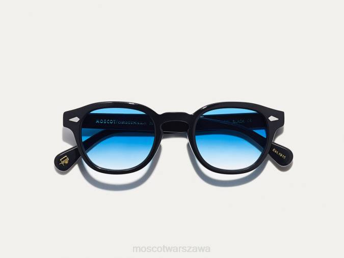 okulary 4TN2659 Błękit Broadwayu zaniknie Moscot lemtosh czarny z niestandardowymi odcieniami
