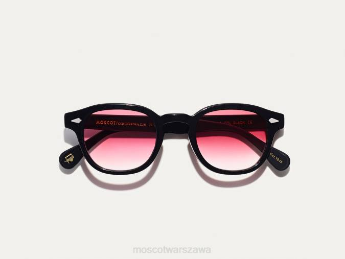 okulary 4TN2665 zwiędnięcie wielkiego jabłka Moscot lemtosh czarny z niestandardowymi odcieniami