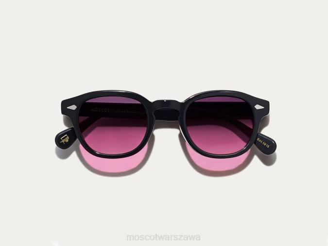 okulary 4TN2668 zachód słońca Moscot lemtosh czarny z niestandardowymi odcieniami