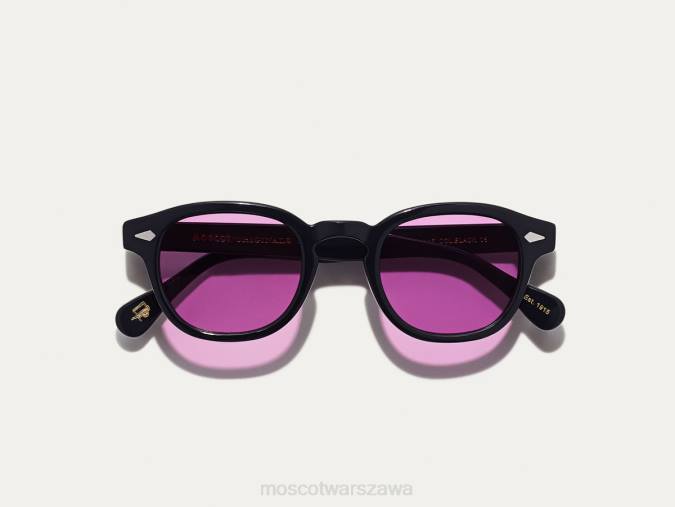 okulary 4TN2669 fioletowy null Moscot lemtosh czarny z niestandardowymi odcieniami