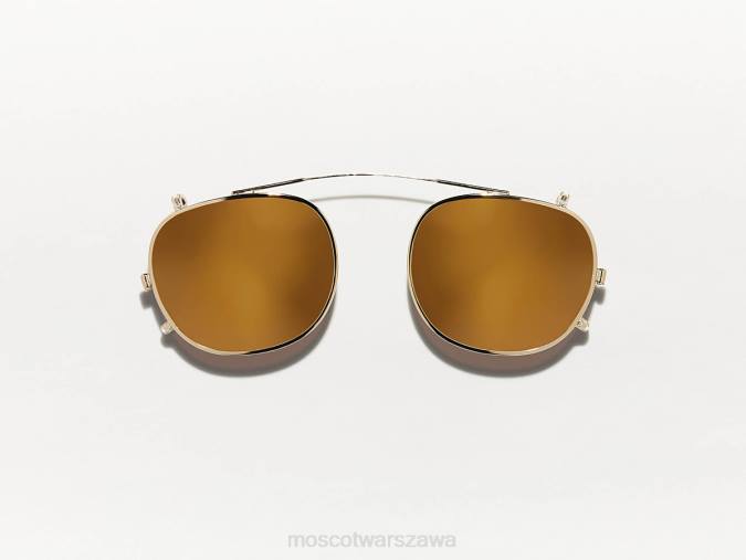 okulary 4TN2671 złote lustro Moscot Cliptosh Gold z lustrem