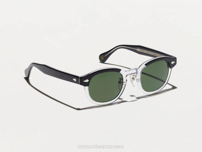 okulary 4TN2680 czarny/kryształowy Moscot lemtosh sun z metalowymi noskami