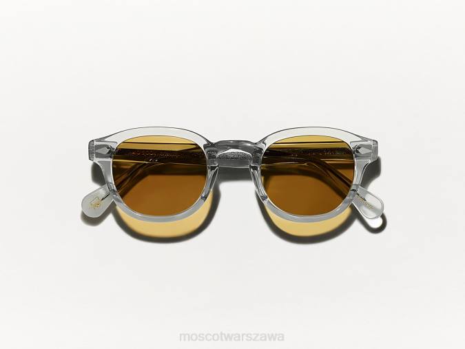 okulary 4TN2715 bursztyn Moscot lemtosh jasnoszary z niestandardowymi odcieniami