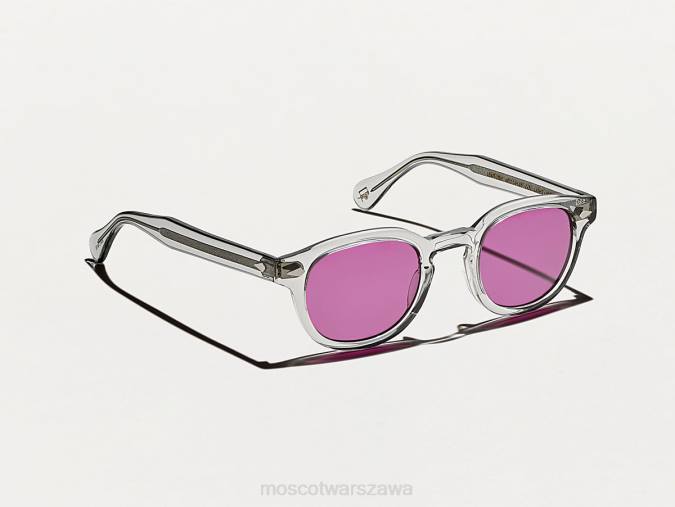 okulary 4TN2728 fioletowy null Moscot lemtosh jasnoszary z niestandardowymi odcieniami