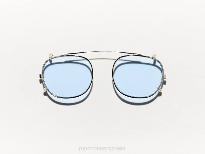 okulary 4TN2734 błękit powietrza Moscot Cliptosh Gold z niestandardowymi odcieniami