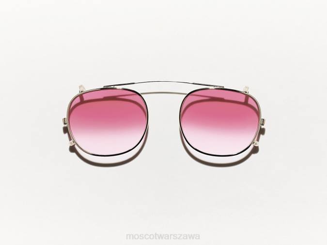okulary 4TN2739 zwiędnięcie wielkiego jabłka Moscot Cliptosh Gold z niestandardowymi odcieniami