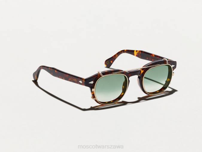 okulary 4TN2748 g-15 zanika Moscot Cliptosh Gold z niestandardowymi odcieniami