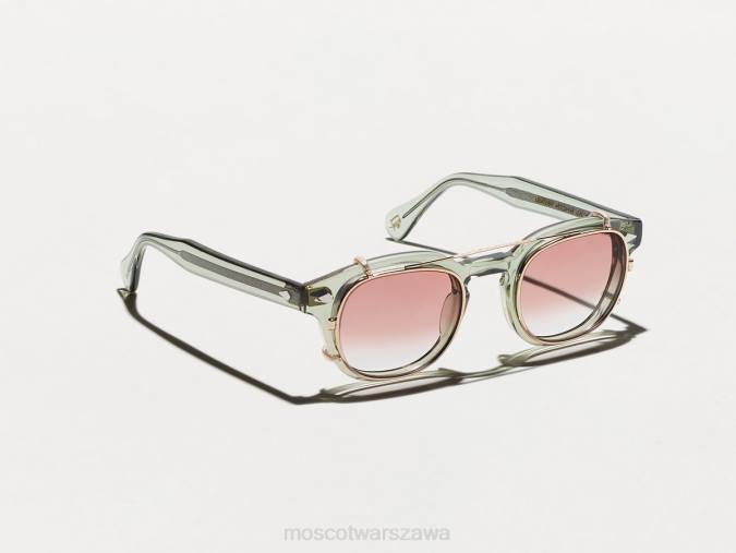 okulary 4TN2752 piwo korzenne blaknie Moscot Cliptosh Gold z niestandardowymi odcieniami