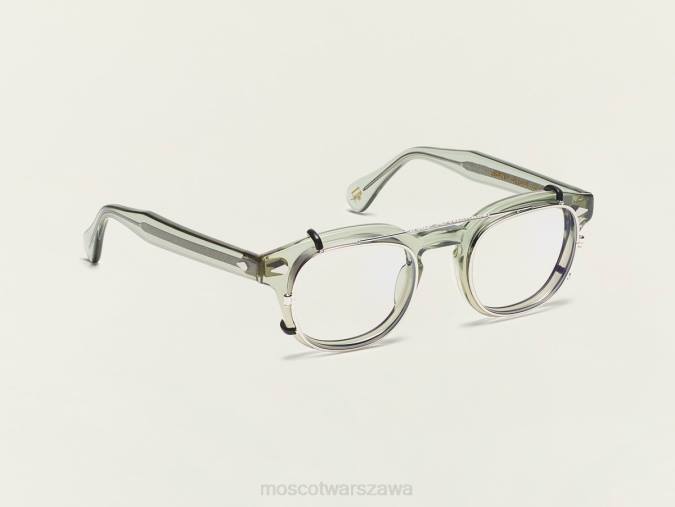 okulary 4TN2762 srebro Moscot Cliptosh z filtrem światła niebieskiego