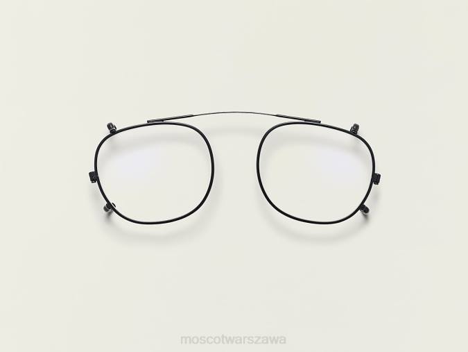 okulary 4TN2764 matowa czerń Moscot Cliptosh z filtrem światła niebieskiego