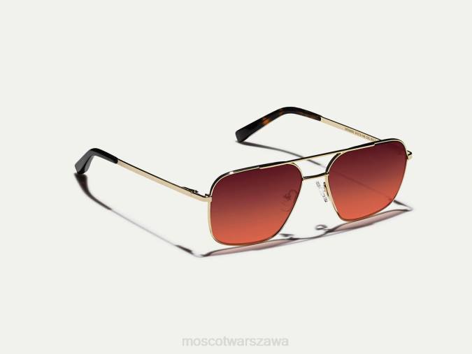 okulary 4TN2766 Cabernet Moscot shtarker gold z niestandardowymi odcieniami