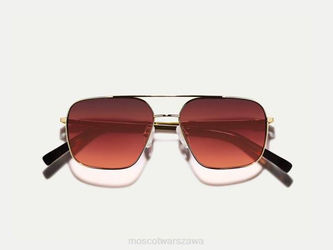 okulary 4TN2766 Cabernet Moscot shtarker gold z niestandardowymi odcieniami