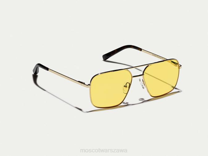 okulary 4TN2767 łagodny żółty Moscot shtarker gold z niestandardowymi odcieniami