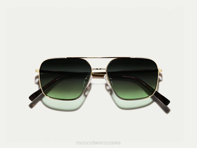 okulary 4TN2770 drewno leśne Moscot shtarker gold z niestandardowymi odcieniami