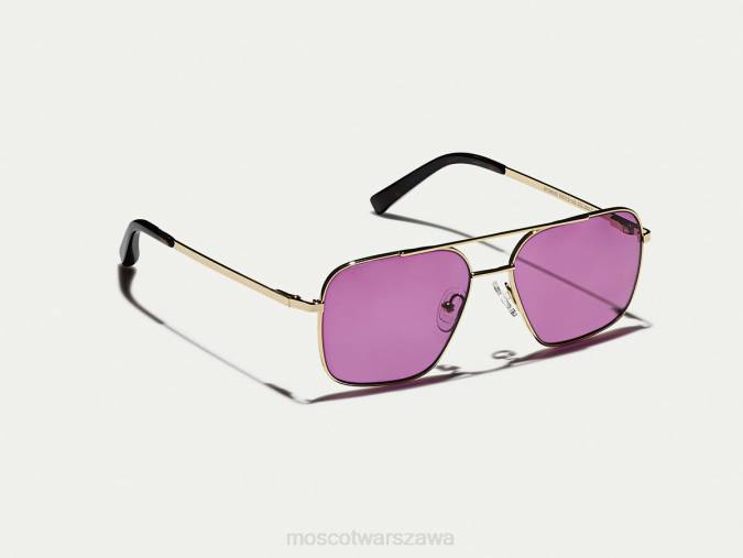 okulary 4TN2778 fioletowy null Moscot shtarker gold z niestandardowymi odcieniami