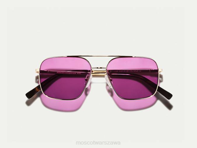 okulary 4TN2778 fioletowy null Moscot shtarker gold z niestandardowymi odcieniami