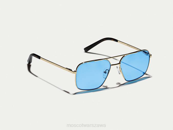okulary 4TN2780 niebieski gwiazd Moscot shtarker gold z niestandardowymi odcieniami