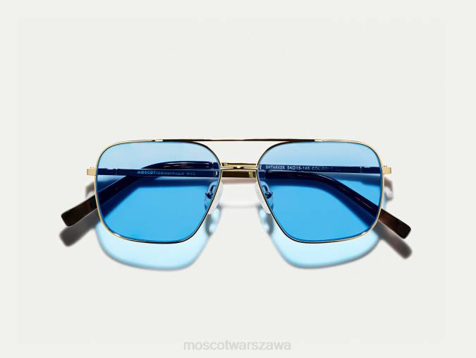 okulary 4TN2780 niebieski gwiazd Moscot shtarker gold z niestandardowymi odcieniami