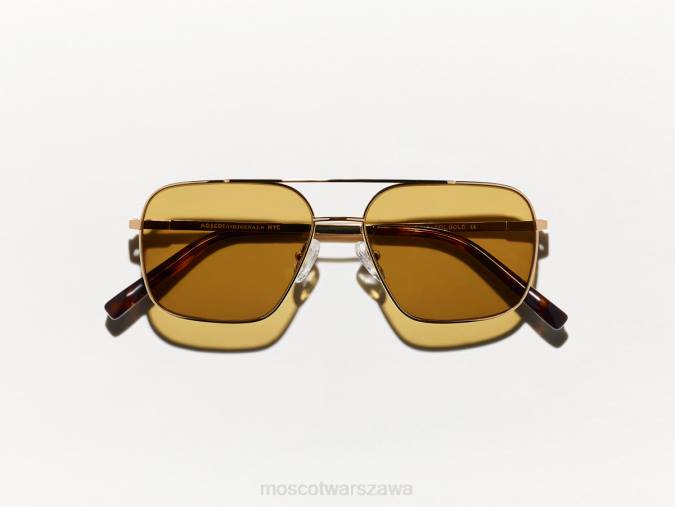 okulary 4TN2784 bursztyn Moscot shtarker gold z niestandardowymi odcieniami