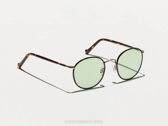 okulary 4TN2785 światło wapienne Moscot żółw Zev z niestandardowymi odcieniami