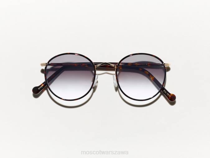 okulary 4TN2792 amerykańska szarość blaknie Moscot żółw Zev z niestandardowymi odcieniami