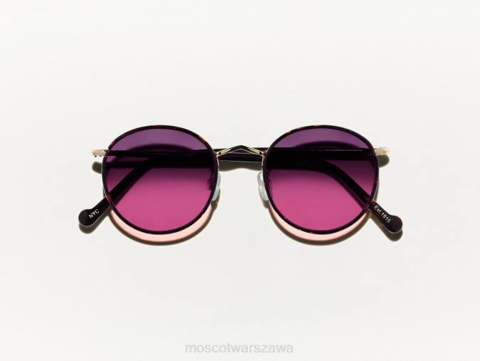 okulary 4TN2796 zachód słońca Moscot żółw Zev z niestandardowymi odcieniami