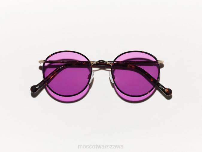 okulary 4TN2797 fioletowy null Moscot żółw Zev z niestandardowymi odcieniami