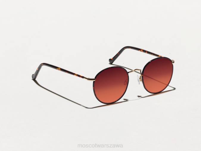 okulary 4TN2798 Cabernet Moscot żółw Zev z niestandardowymi odcieniami