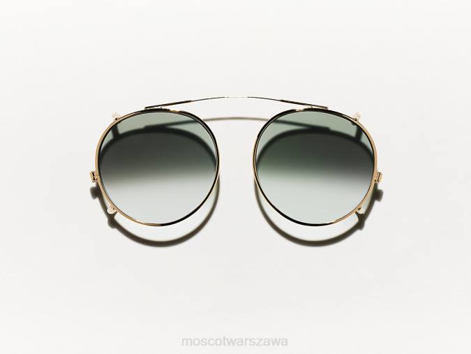 okulary 4TN2813 g-15 zanika Moscot Clipzen Gold z niestandardowymi odcieniami