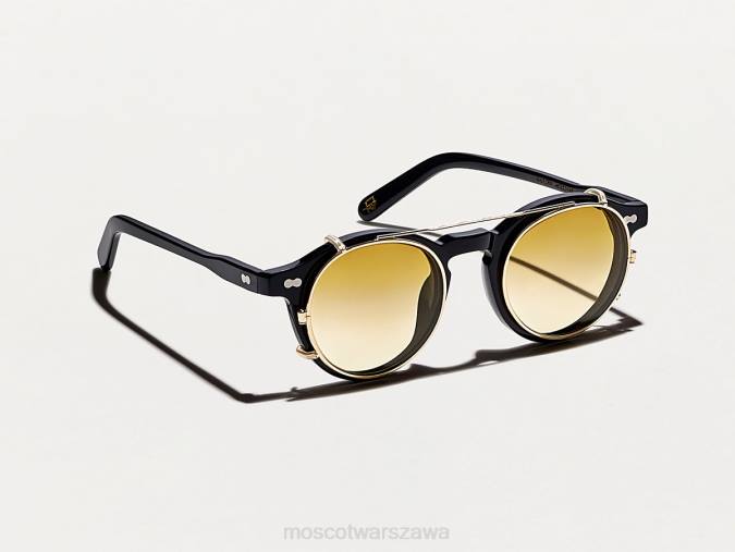 okulary 4TN2815 kasztan blaknie Moscot Clipzen Gold z niestandardowymi odcieniami