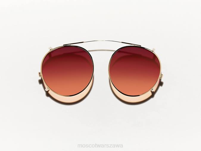 okulary 4TN2818 Cabernet Moscot Clipzen Gold z niestandardowymi odcieniami