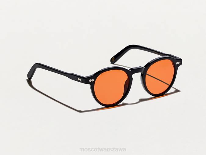 okulary 4TN2827 Woodstockowa pomarańcza Moscot miltzen black z niestandardowymi odcieniami